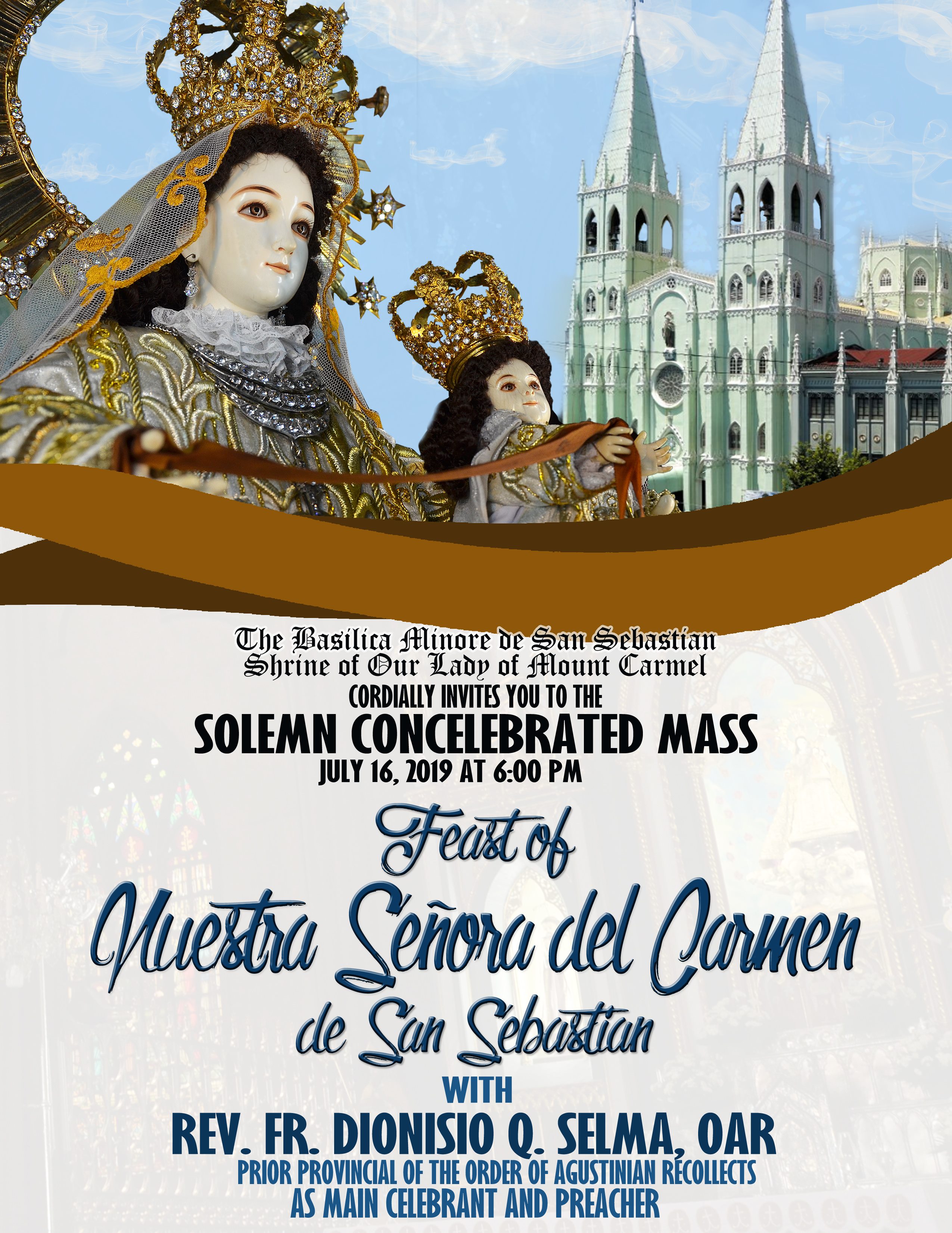 Invitation: Feast of Nuestra Señora del Carmen de San Sebastian ...