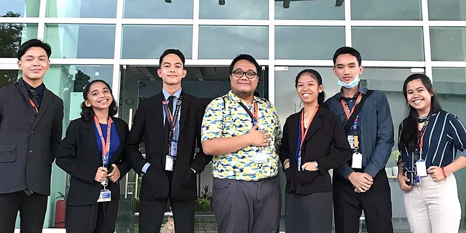 Cradle of Excellence. RF2020 Physical Science category champions (from far right) Molerick Paul Otero, </br> Shanly Yanna Granada, and Aivan Karl Ambagan and Life Science category champions </br> (from far left) Maria Ella Bagaforo, Francis Raymund Garcia, and Dane Claudelle Abalayan </br>with their adviser Jude Xerxes Herbolario (center).
