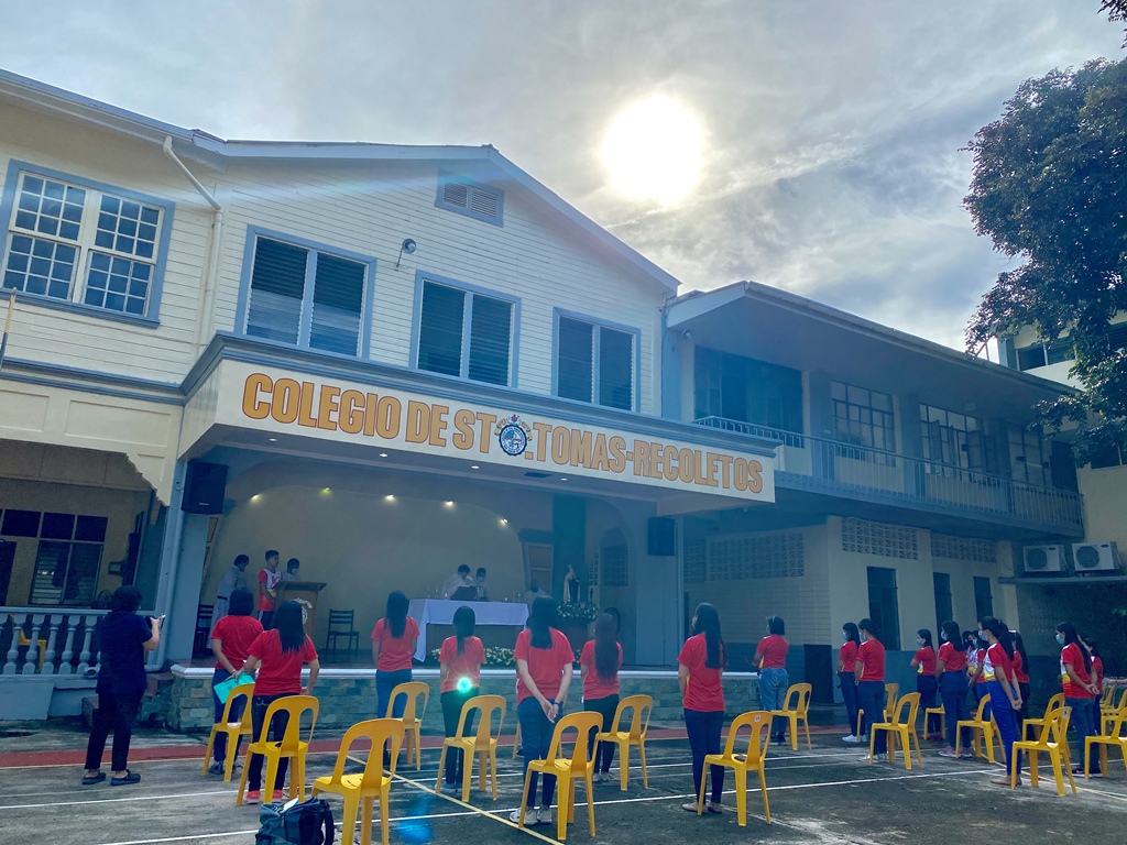 Sun rises for CST-R. The Holy Mass in honor of St. Thomas of Villanova </br> begins as the sun rises over the 80-year old academic institution. 