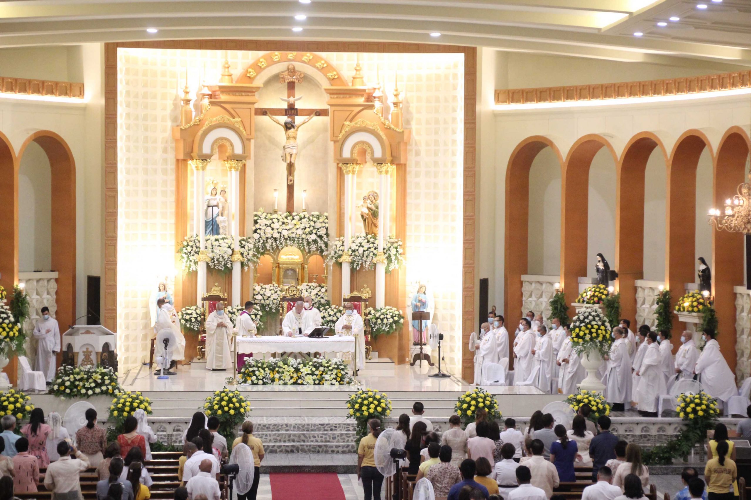 OLMCP-R @ 50: Archbishop Palma blesses newly renovated Parish Church ...