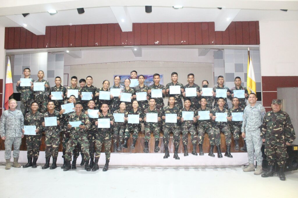 "Guardians of our Precious Skies, Bearers of Hope." Cadet Officers receive their certificates from the 525th Department of Air Science and Tactics of the Philippine Air Force.