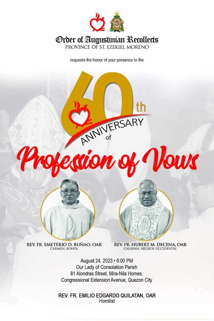60th Anniversary of Profession of Vows