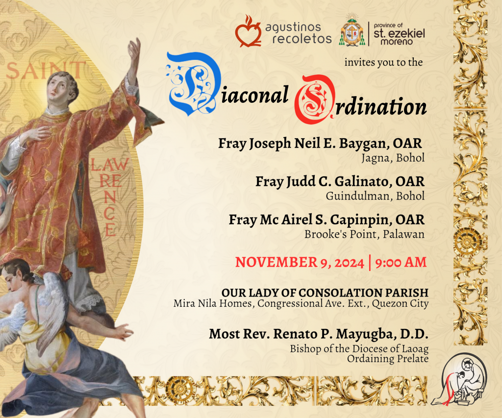 Diaconal Ordination Invitation